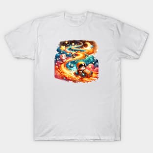 Cosmic Raceway Adventure Cute Tee T-Shirt